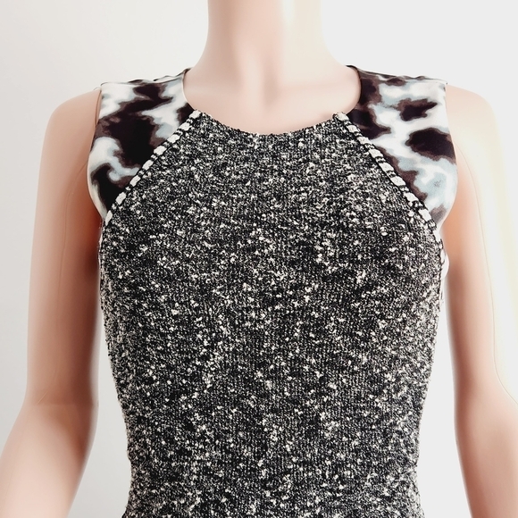 RACHEL Roy Shift Tweed Water Color Double Leg Zipper Design Size: 4 - Picture 3 of 16